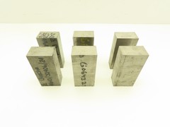 4140/4142 PH Alloy Steel Flat Bar Stock 1-1/4″x 2″x 4-1/4″L Lot of 6
