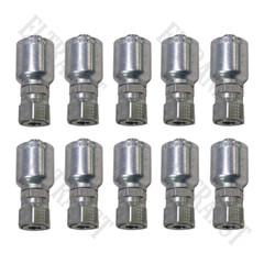 10Pcs Hydraulic Hose Fitting w/1/2” Female Seal 1JS43-8-8 for Parker 1JS4388