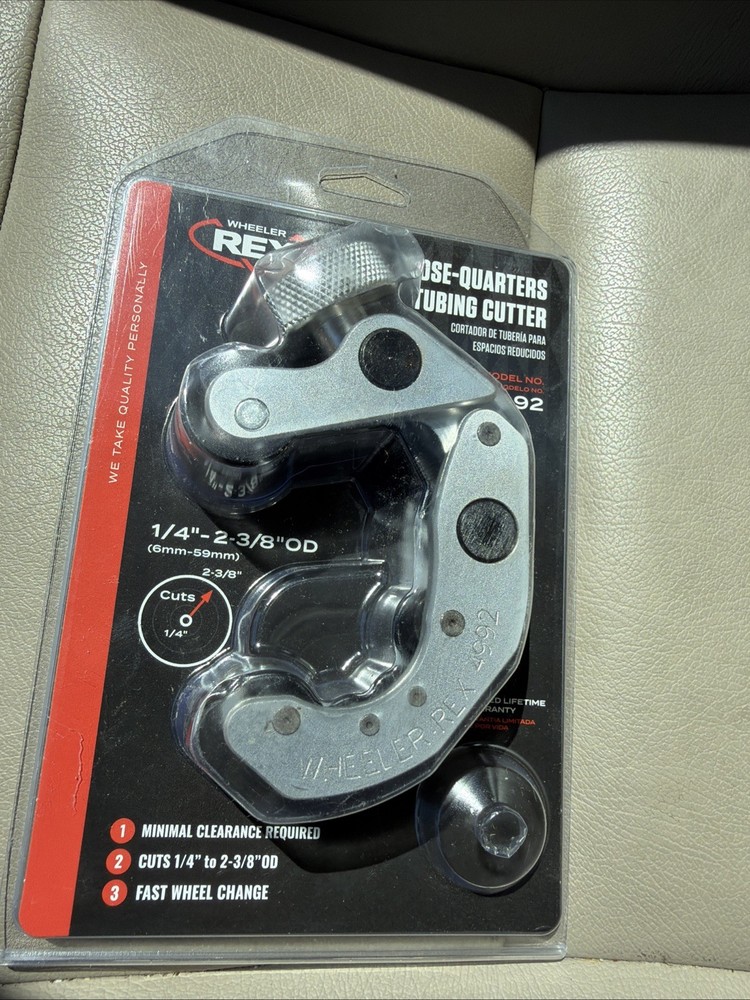 Wheeler Rex Close Quarters Tubing Cutter 1/4″ to 2 3/8″