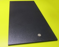 Black ABS Sheet 3/8″ (.375″) X 12″ X 24″ Haircell Textured One Side