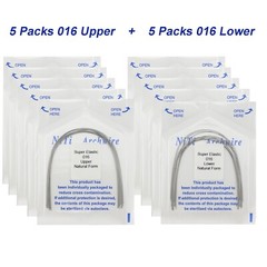 100PCS Dental Orthodontic Niti Arch Wire Natural Round Rectangular 19×25 16×22