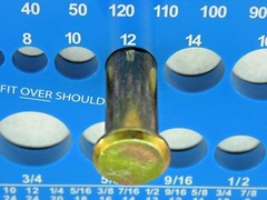 2-10-50-100-200 USA 1/2″ (12MM) X 1-3/8″ (30MM) YELLOW ZINC CLEVIS PIN NH