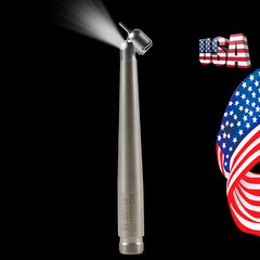 45 Degree Dental LED E-generator 45° Angle High Speed Handpiece 2 Hole ASkeadnt