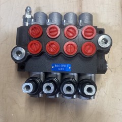 4 Spool Hydraulic Monoblock Double Acting Control Valve, 11 GPM, JYP40-4