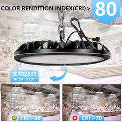 12 Pack 200W UFO LED High Bay Light Shop Warehouse Industrial Factory Commercial
