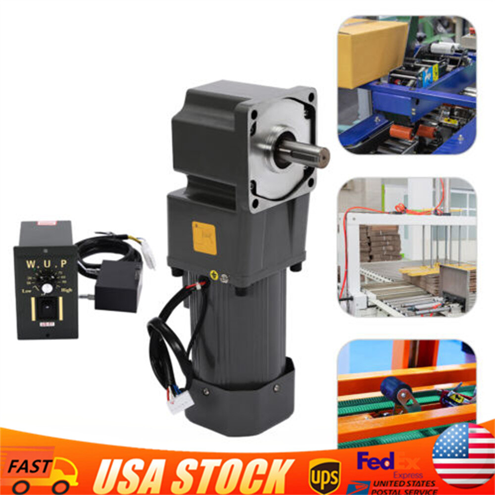AC Gear Motor Speed Reduction Ratio 1:30 High Torque Speed Reduction Motor 45RPM