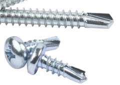 Pan Head Phillips #6-20 x 1/2 Self-Drilling Screws Tek Zinc (20,000)