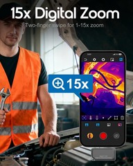 REVASRI Thermal Camera for iPhone and Android, 320×240 Super IR Resolution…