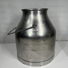 Vintage DeLaval 5 Gallon Stainless Milking Machine Can Pail Bucket
