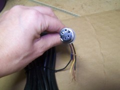 15′ Cable with connector For OP-900A Optima indicator, 5 pin Connector, NEW