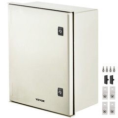 VEVOR 20x16x8″ Fiberglass Electrical Enclosure NEMA Type 3 IP65 Junction Box