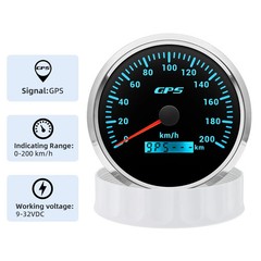 LED Universal 110MM GPS Speedometer 60/80/120/200KMH 80MPH Speed Gauge Meter