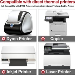 4×6 Thermal Labels 500/Stack, HUOJI Shipping Thermal Labels 4×6 Fanfold Compa…