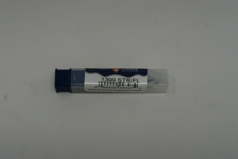 COBRA CARBIDE .1399 (3.55MM) 140 [DEG] STRAIGHT FLUTE DRILL BIT 99307