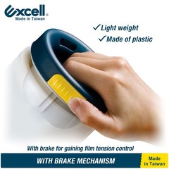 Excell Hand Saver Stretch Film Dispenser 3″ Core w/ Brake, Heavy Duty Packaging