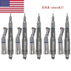 Dental Straight Contra Angle Air Motor E-type 2/4 holes Low Speed Handpiece USA