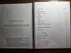 Massey Ferguson MF 300 Crawler Owner’s Operator’s Manual 1436 304 M1 5/74