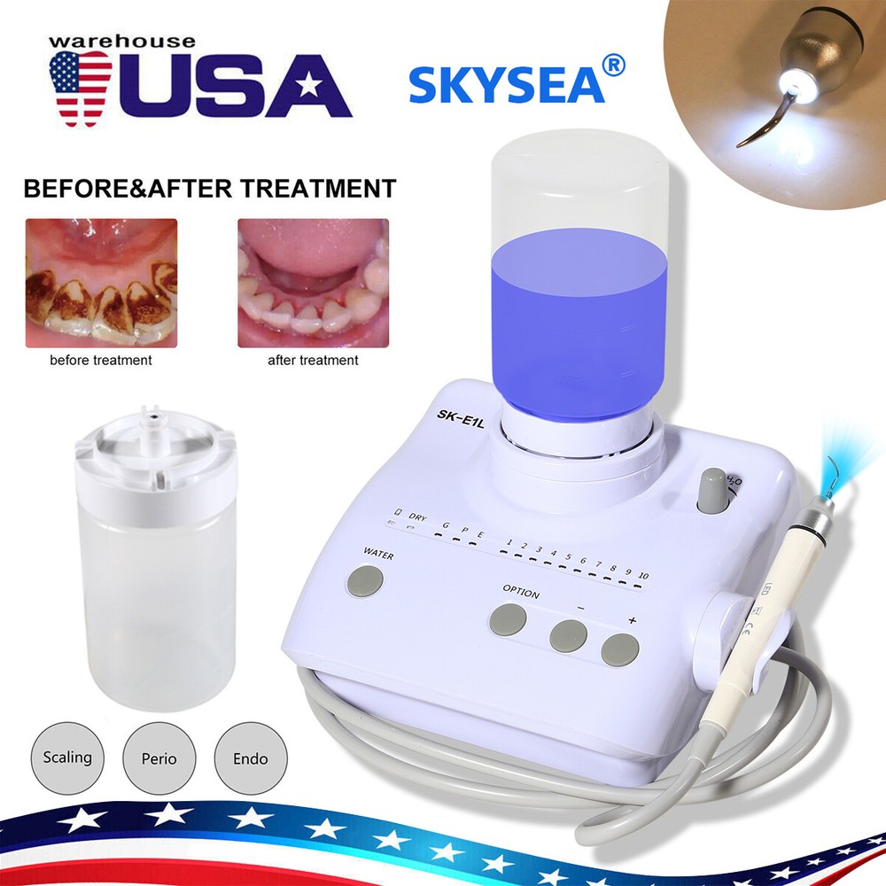 Dental LED Ultrasonic Piezo Scaler w/ auto water supply Fit EMS Woodpecker USA
