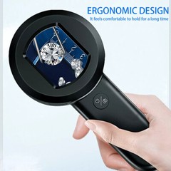 TOMLOV 100X Coin Microscope Portable Digital Microscope Illuminate Jeweler Loupe