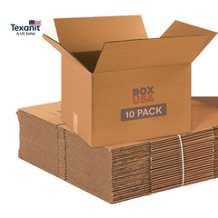 Moving Boxes Medium 18″L X 14″W X 12″H 10-Pack | Corrugated Cardboard Box for Sh