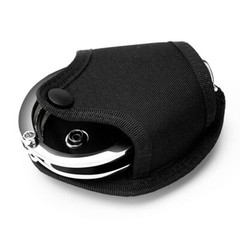 2PC Tactical Handcuff Case Police Holster Molle Pouch Nylon Belt Handcuff Holder