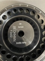 Beckman Coulter Fixed Angle Rotor 24 Slots 2 ml 26K RPM with Lid