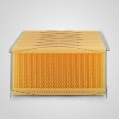 7ps Upgraded Auto Flowing Honey Beekeeping Beehive Frame Bee Comb Hive Foodgrade