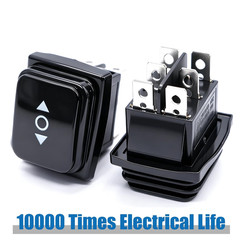 3Pcs Waterproof Momentary Rocker Switch /Off/, DC 12V 10A Toggle Power
