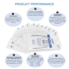 Dental Ortho Niti Super Elastic Arch Wires Round/Rectangular/Bracket/Buccal Tube