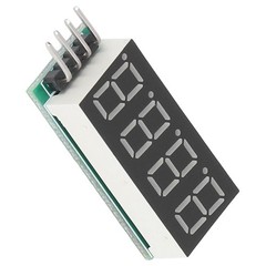 4 Digit 7 Segment Digital Tube Module LED Display Module I2C Interface DC