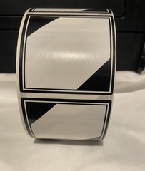 500 per roll, LIMITED QUANTITY ORM-D DOT 2×2 Warning Sticker Label, black/white