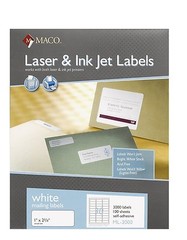 Maco ML-3000 Address Labels 1″ x 2-5/8 –30 to The Page 15,000 Labels. 5 Boxes