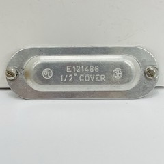Qty 30 Eaton Crouse-Honda 150 1/2” AL Stamp Conduit Body Covers Series-5 ~NEW~