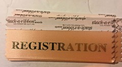 Stack-A-Ribbon Stick-On’s for Name Badges~Conventions/Meetings/Events~PCNAMETAG