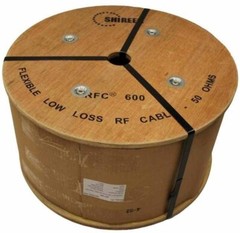 Low Loss 600 RFC600 LMR-600 LMR600 Shireen Times Coax cable 500ft foot spool