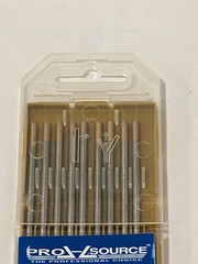 PRO-SOURCE TIG Welding Rod: 7" OAL, 1/8" Dia Qty 9 18-7GL