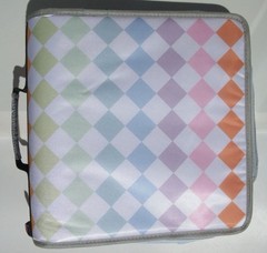 New Case-It Mighty Multi Zipper Tab 3-inch Zipper Binder Rainbow T-641-P School