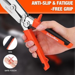 ValueMax 5-Blade Hand Crimper Gutter Crimping Tool and Sheet Metal Crimper USA