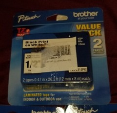 Lot of 4 Brother TZe-141 3/4″ & 2pk TZe-231 1/2″ New