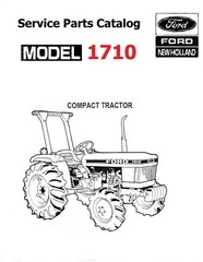 1710 Compact Utility Tractor Service Parts Catalog Ford 3 Cylinder Diesel