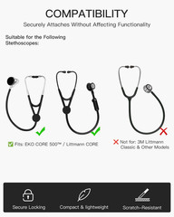 Stethoscope Tracker Holder for EKO CORE & Littmann – Airtag Compatible Case