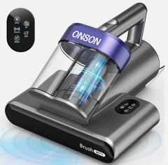 Onson MV11 Mattress Vacuum Cleaner 16Kpa UV HEPA Gray Purple New Sealed