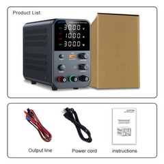 WPS3010 DC Adjustable 0-30/60/120/160V 0-3/5/10A Lab Variable Power Supply