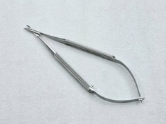 S&T SDC-15 R-8 Dissecting Micro Scissors, Curved 5.5″ – Ultrasonic Cleaned