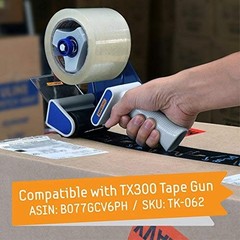 Tape King Clear Packing Tape 3 Inch Wide (2.7mil Thick) – 60 Yards Per Refill…