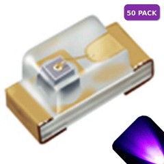 50 x LED 0603 UV Purple SMD LEDs SMT Lights Super Ultra Bright Xbox Car Models R
