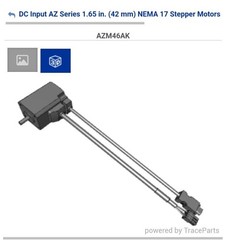 Oriental Motor AZM46AK DC Input AZ Series 1.65 in. (42mm)NEMA 17 Stepper Motors