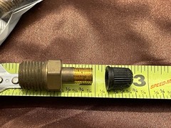 1/4″ NPT Schrader Valve Brass Male Thread Tank Valve 1/4″ MPT
