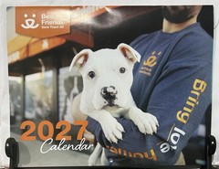 2027 Best Friends ‘Save Them All’ Wall Calendar ~ 10 7/8 x 8.5 ~New