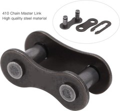 10 Set Heavy Duty Steel 410 Chain Master Link, Lightweight Easy to Install Chain